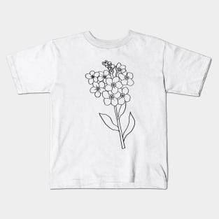 Alpine Forget me not Kids T-Shirt